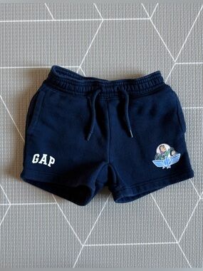 Baby GAP|Baby boy/toddler Navy Blue Pixar Buzz lightyear lounge Shorts•••18-24M